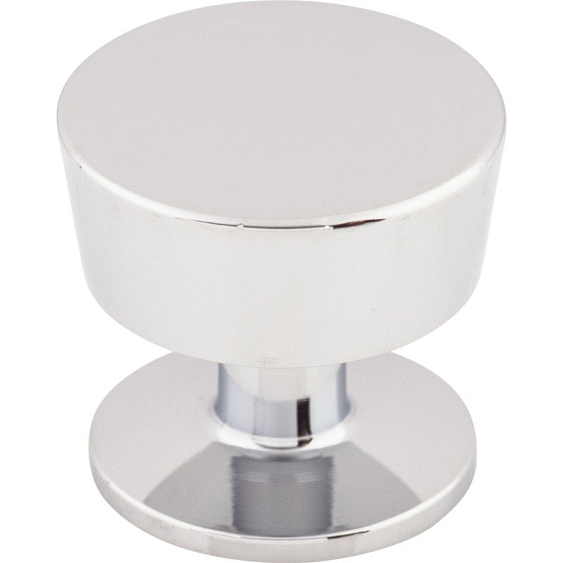 Top Knobs M1124 Nouveau cabinet knobs in satin stainless, additional view