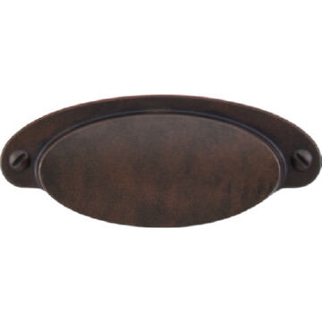Top Knobs M1195 patina rouge cup pulls