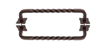 Top Knobs M1246-18 Appliance cabinet pull / appliance pull in polished brass, additional view