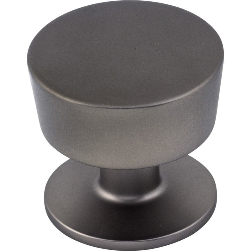 Top Knobs M1569 Nouveau cabinet knobs in satin stainless, additional view