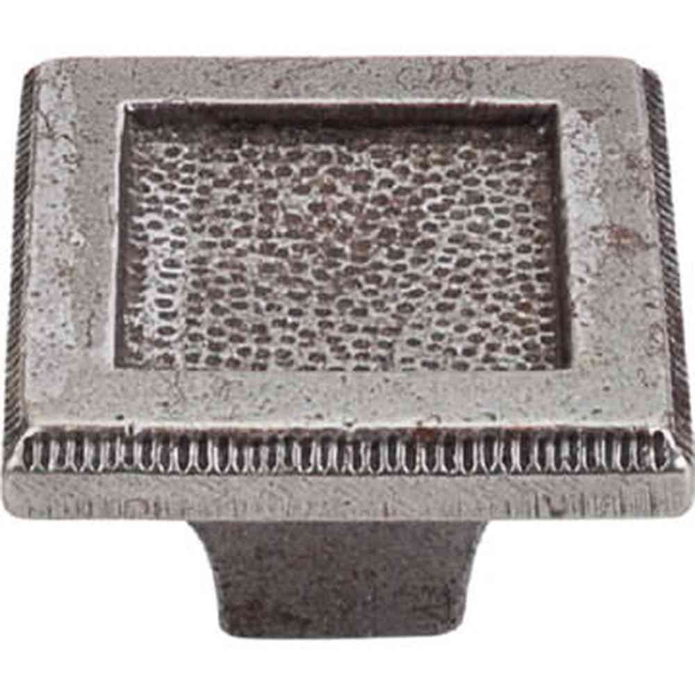 Top Knobs M1819 cast iron square cabinet knob
