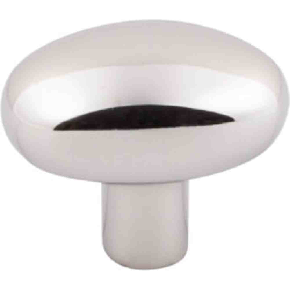 Top Knobs M2073 polished nickel oval cabinet knob
