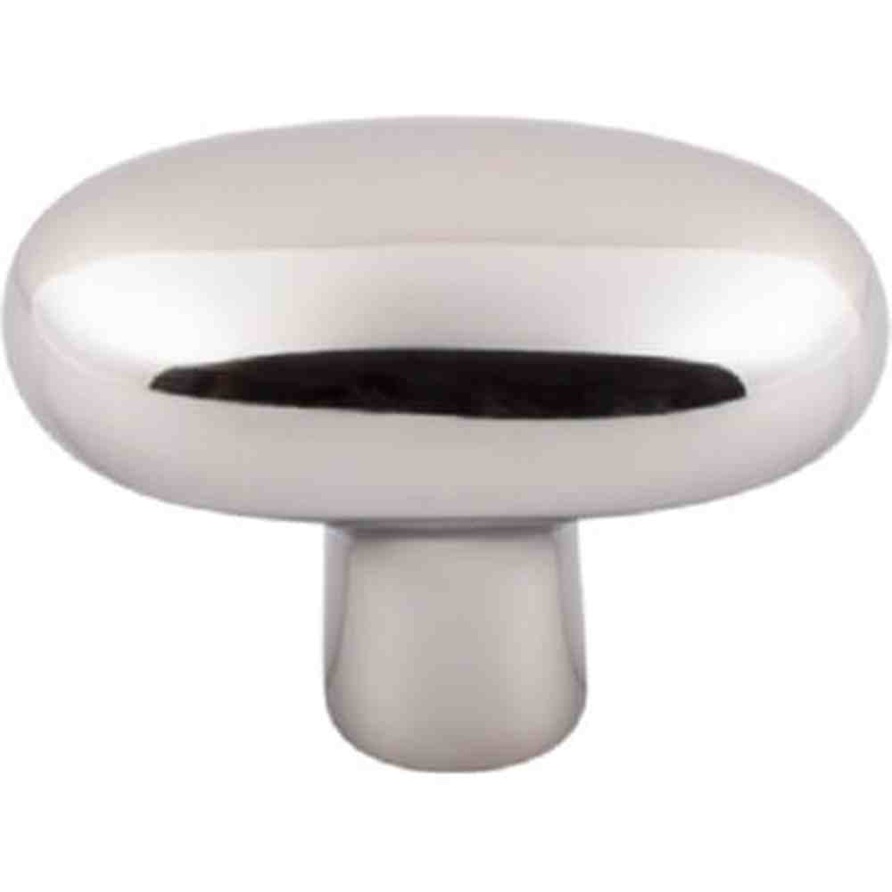 Top Knobs M2076 polished nickel oval cabinet knob