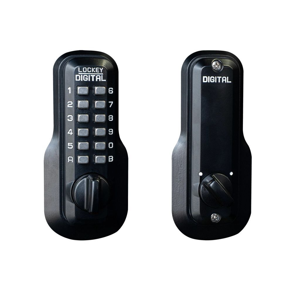 Lockey M210JBMG M Series mechanical pushbutton locksets, additional view