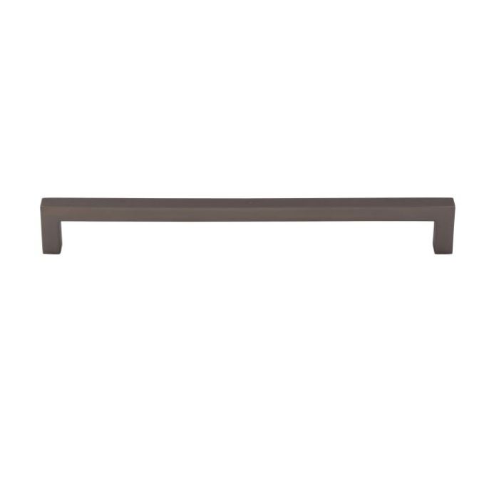 Top Knobs Square Bar Cabinet Pull 8-13/16" Center to Center, front view
