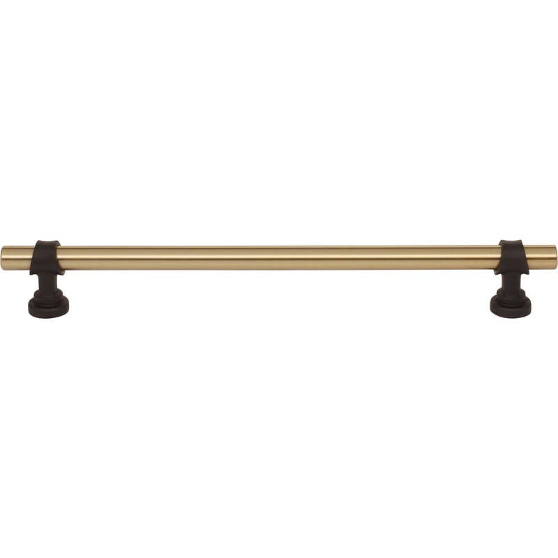 Top Knobs M2753 honey bronze and flat black cabinet pull