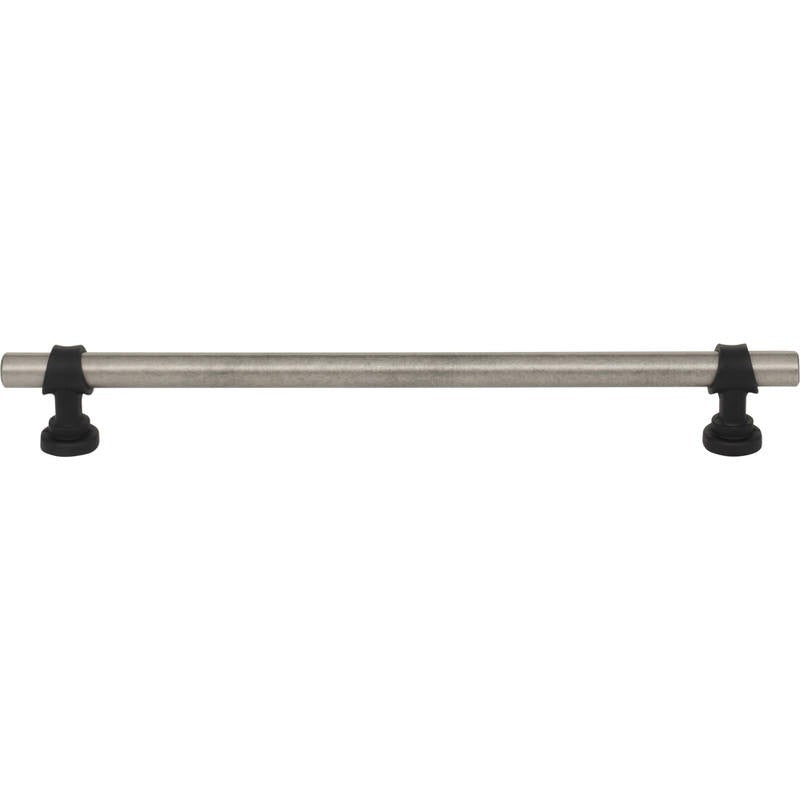 Top Knobs M2755 pewter antique and flat black cabinet pull