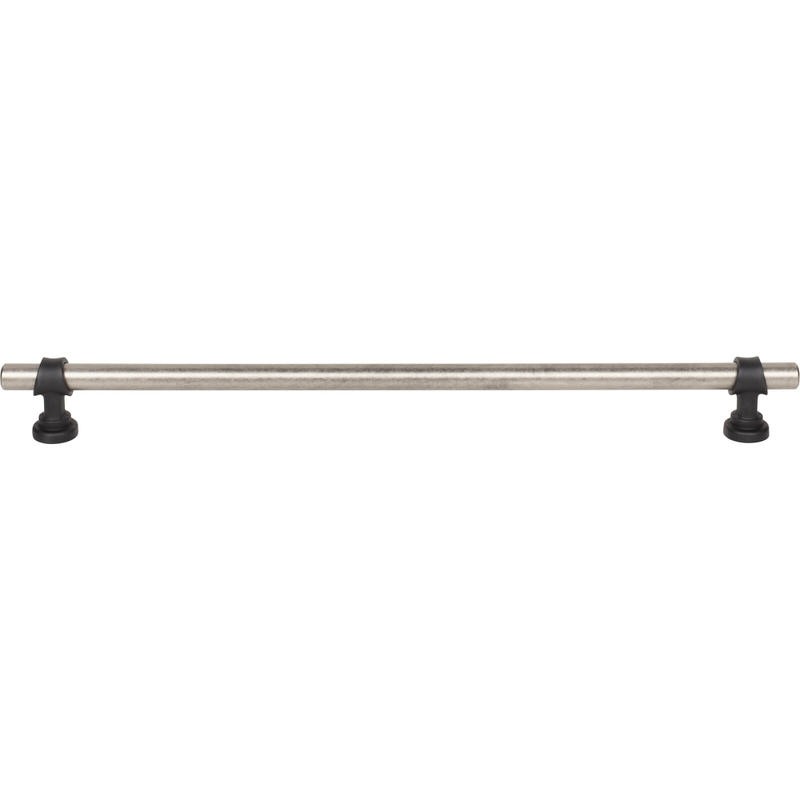 Top Knobs M2767 pewter antique and flat black cabinet pull