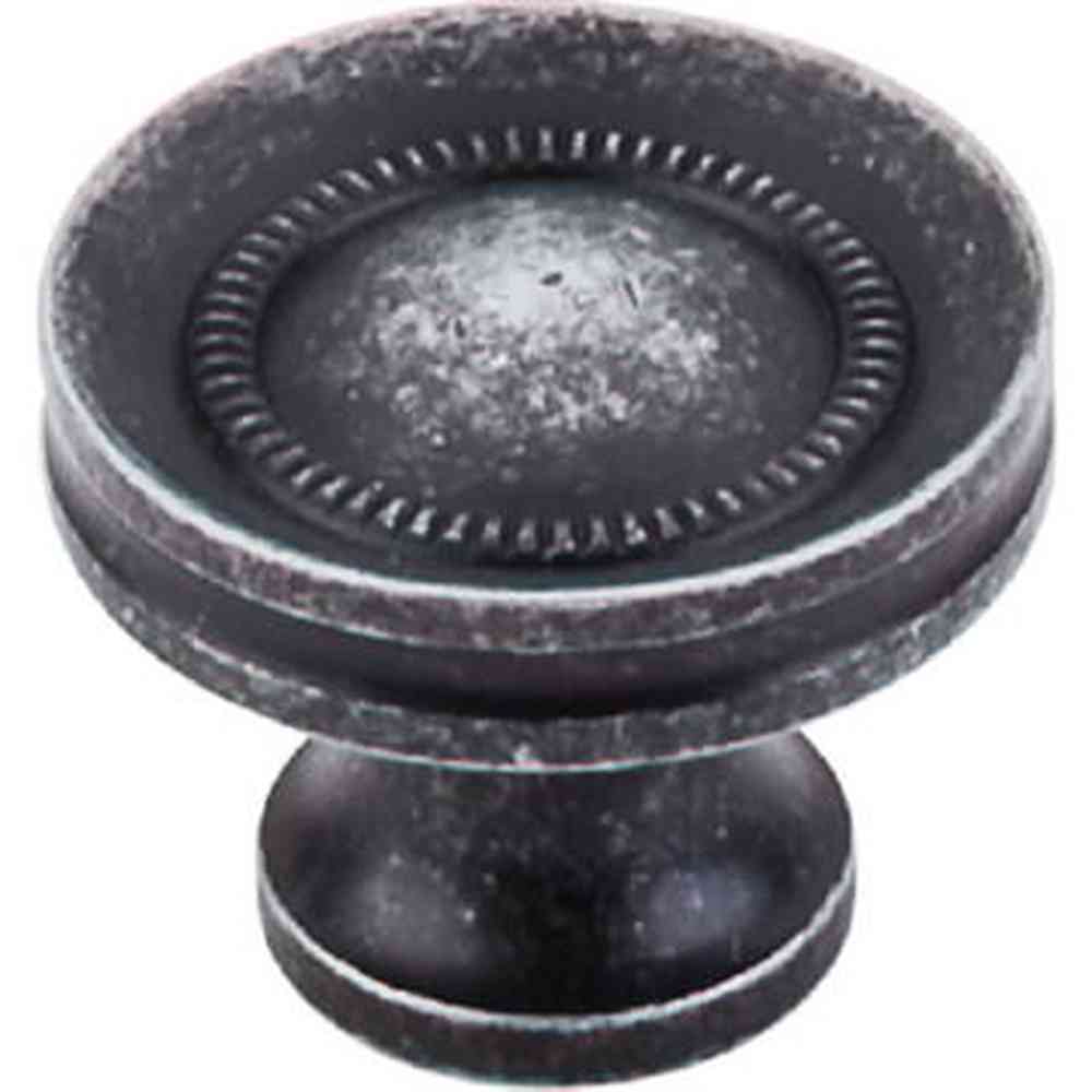 Top Knobs M293 black iron cabinet knob