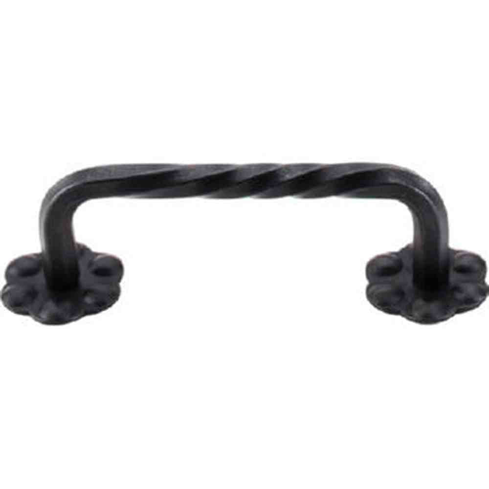 Top Knobs M647 patina black cabinet pull