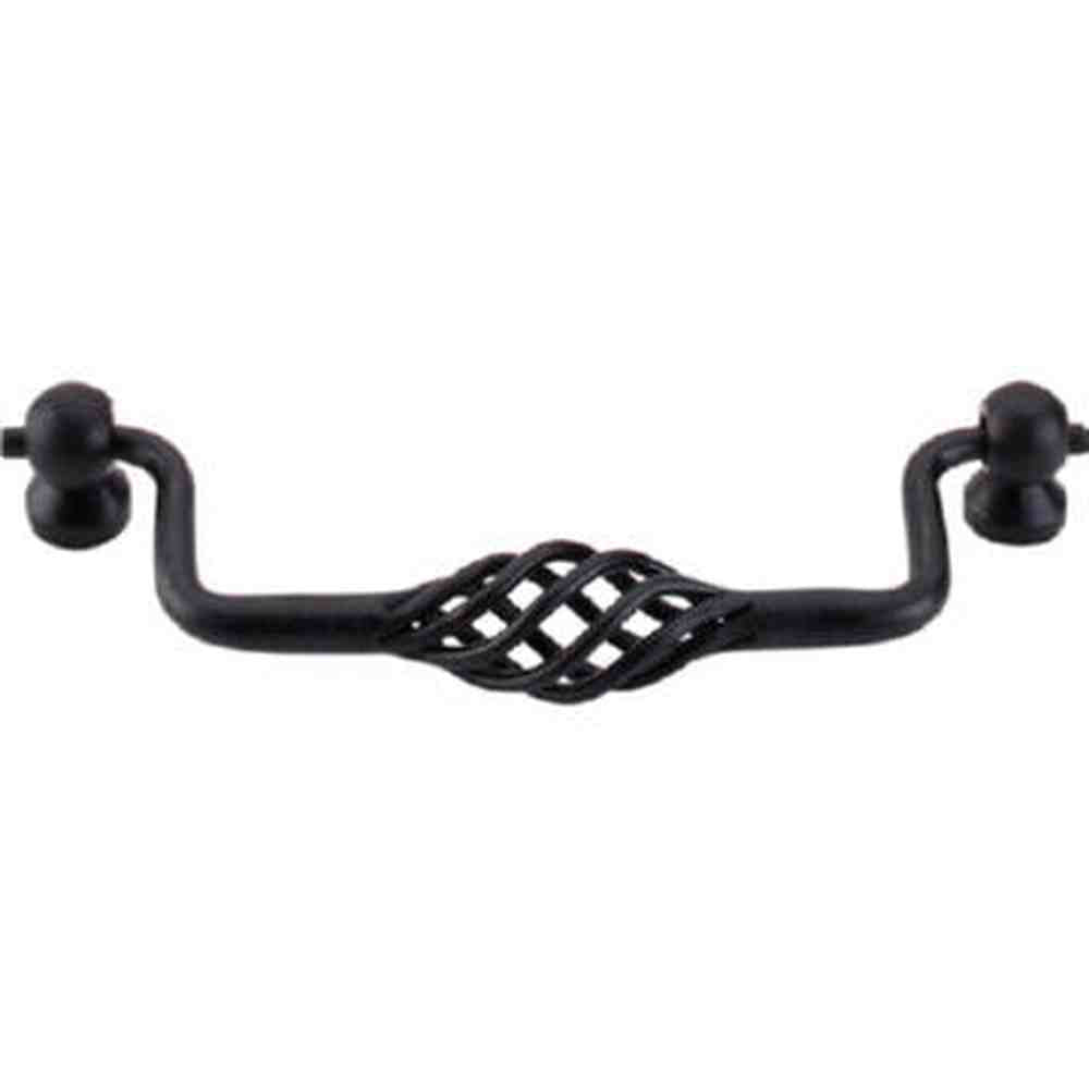 Top Knobs M659 patina black cabinet drop bail pulls
