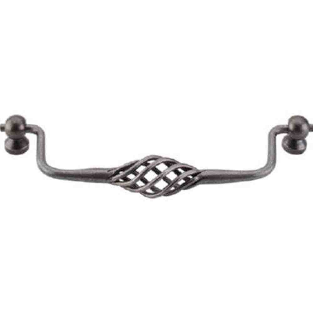 Top Knobs M661 pewter cabinet drop bail pulls