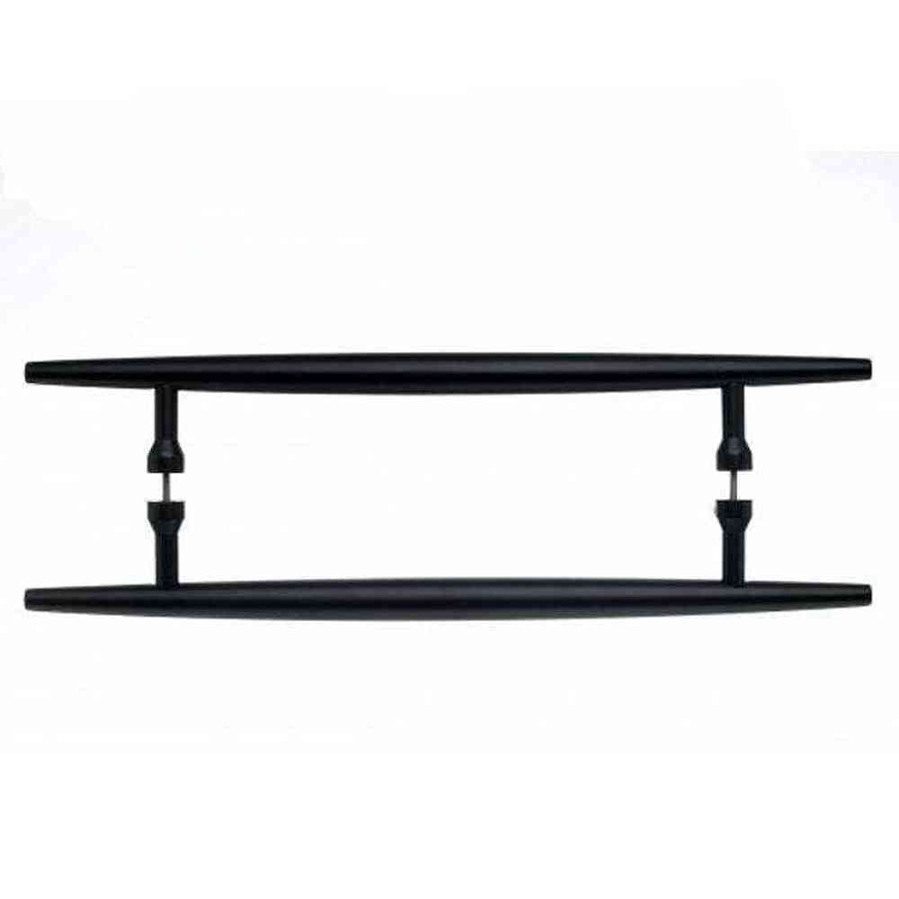 Top Knobs M852-8 PAIR flat black door pull