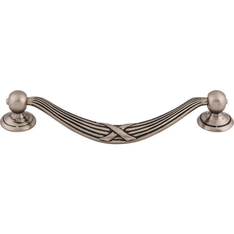 Top Knobs M932 Edwardian cabinet pulls, front view