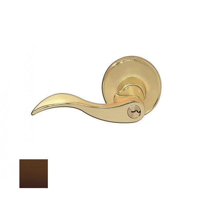 Cal-Royal MAY00-10B-LH keyed entry keyed entry door lever in oil-rubbed bronze, additional view