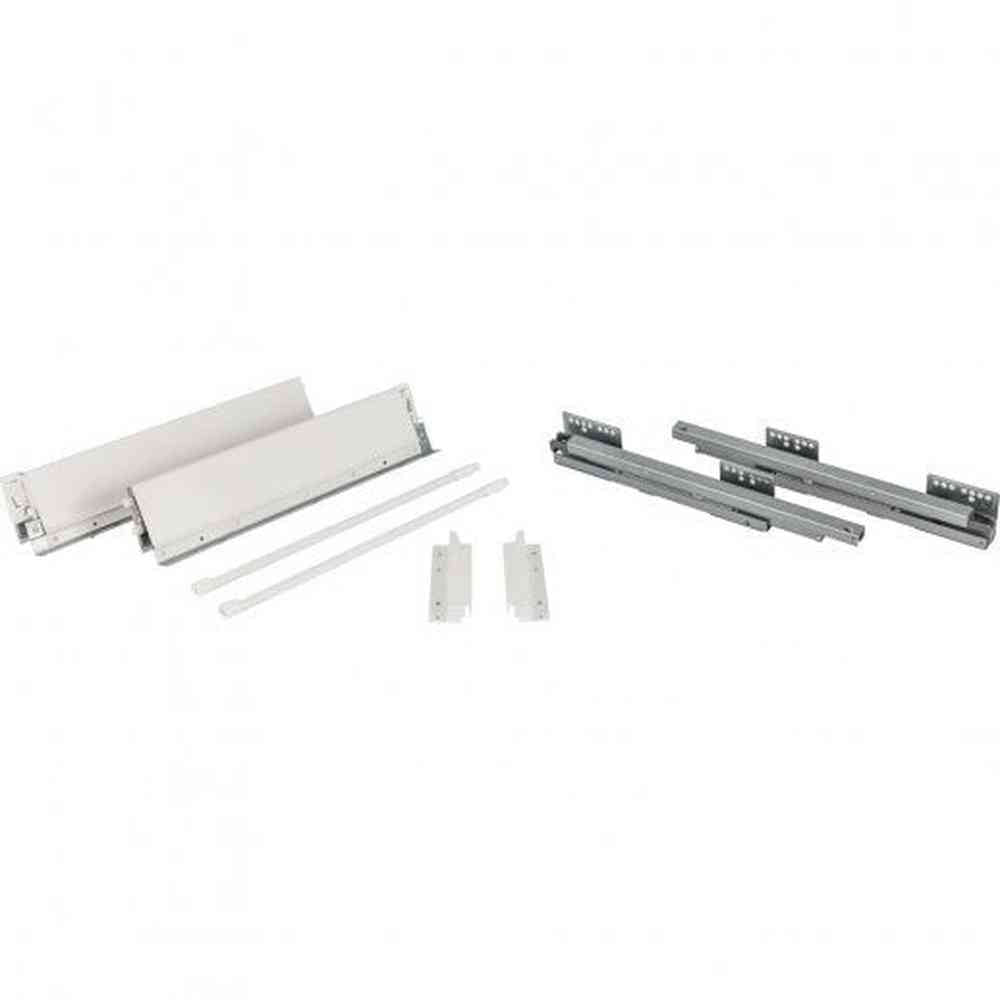 Hardware Resources MDB-164-550 white drawer slide