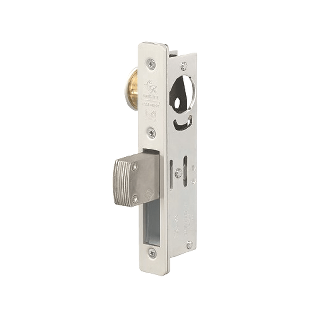 Adams Rite MS1850S210628 clear anodized aluminum faceplate