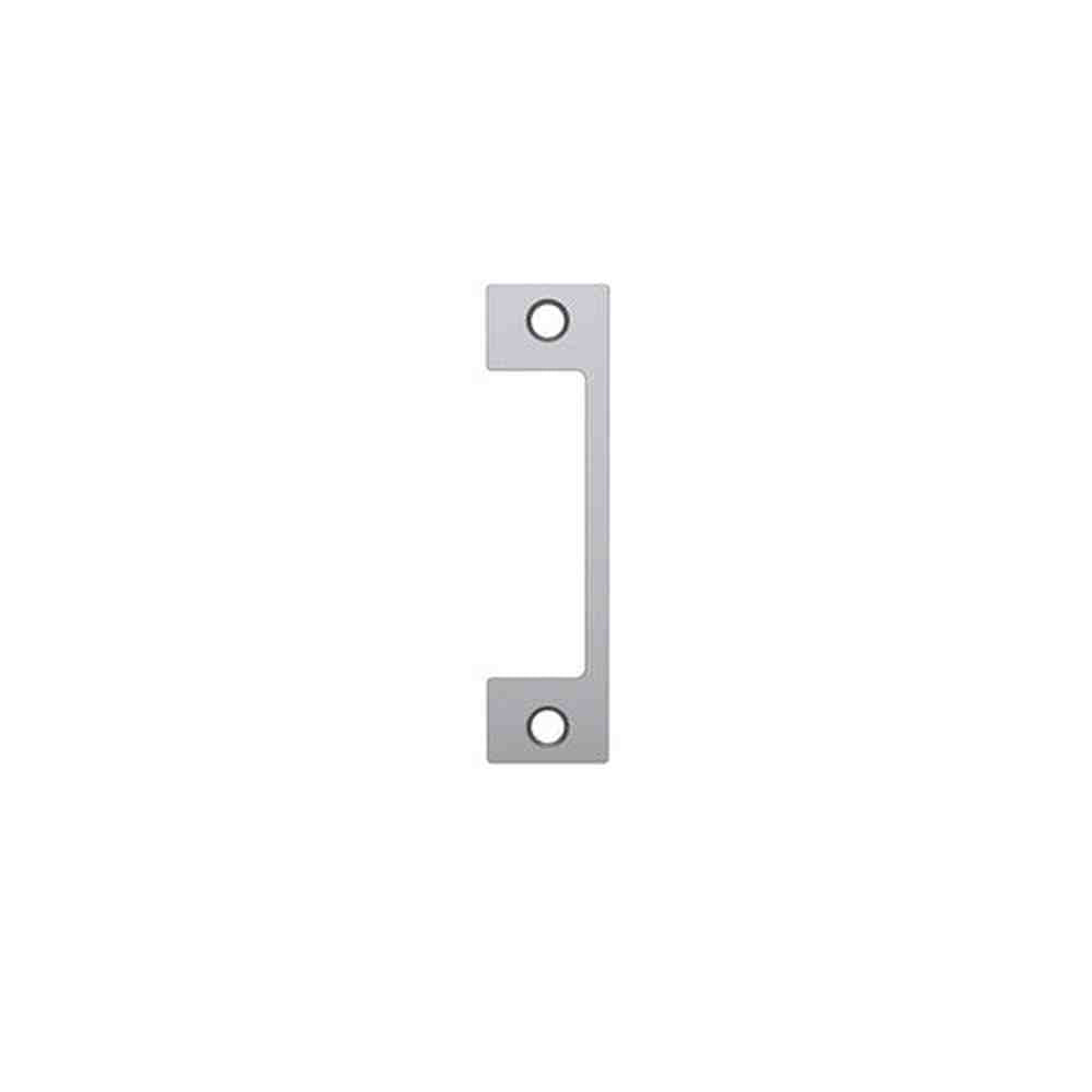 HES N-630 satin stainless steel electric strike faceplate