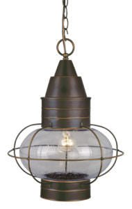 Vaxcel OD21836BBZ OD21836 13" Chatham Steel Outdoor Pendant Burnished Bronze