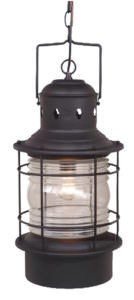 Vaxcel OD37006TB OD37006 10" Hyannis Steel Outdoor Pendant Textured Black