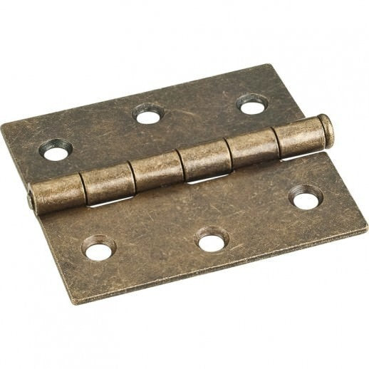 Hardware Resources OL33550AB butt hinge in satin stainless, additional view