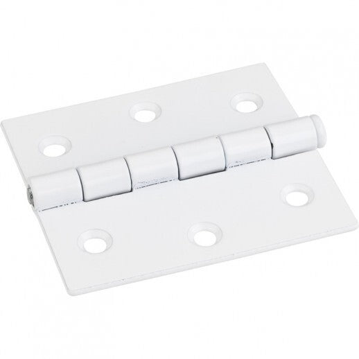 Hardware Resources OL33550BWH butt hinge in satin stainless, additional view
