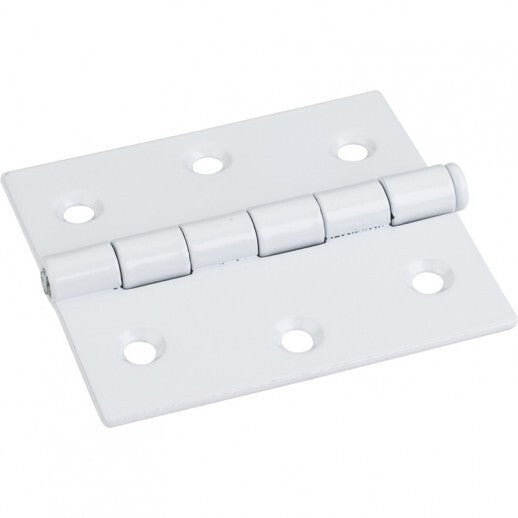 Hardware Resources OL33550WH butt hinge in satin stainless, additional view
