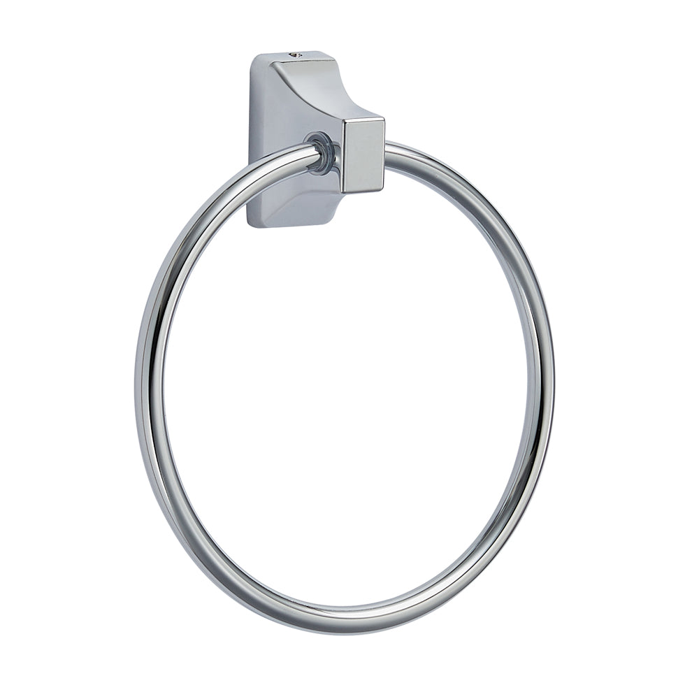 GEO GBA-OLMTR 6" Traditional Metal Towel Ring - Polished Chrome