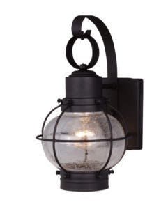 Vaxcel OW21861TB OW21861 7" Chatham Steel Outdoor Wall Light Textured Black