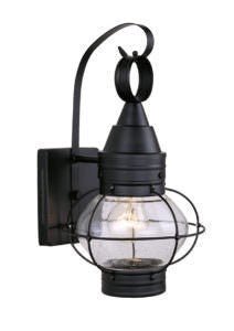 Vaxcel OW21881TB OW21881 8" Chatham Steel Outdoor Wall Light Textured Black