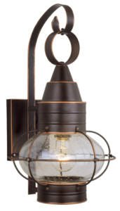 Vaxcel OW21891BBZ OW21891 10" Chatham Steel Outdoor Wall Light Burnished Bronze