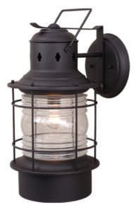 Vaxcel OW37001TB OW37001 10" Hyannis Steel Outdoor Wall Light Textured Black