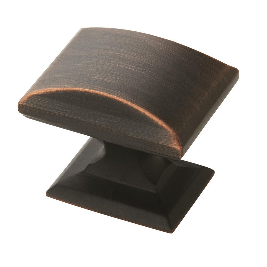 Amerock 5PK29340ORB Candler 1-1/4 inch (32mm) Length Oil-Rubbed Bronze Cabinet Knob - 5 Pack
