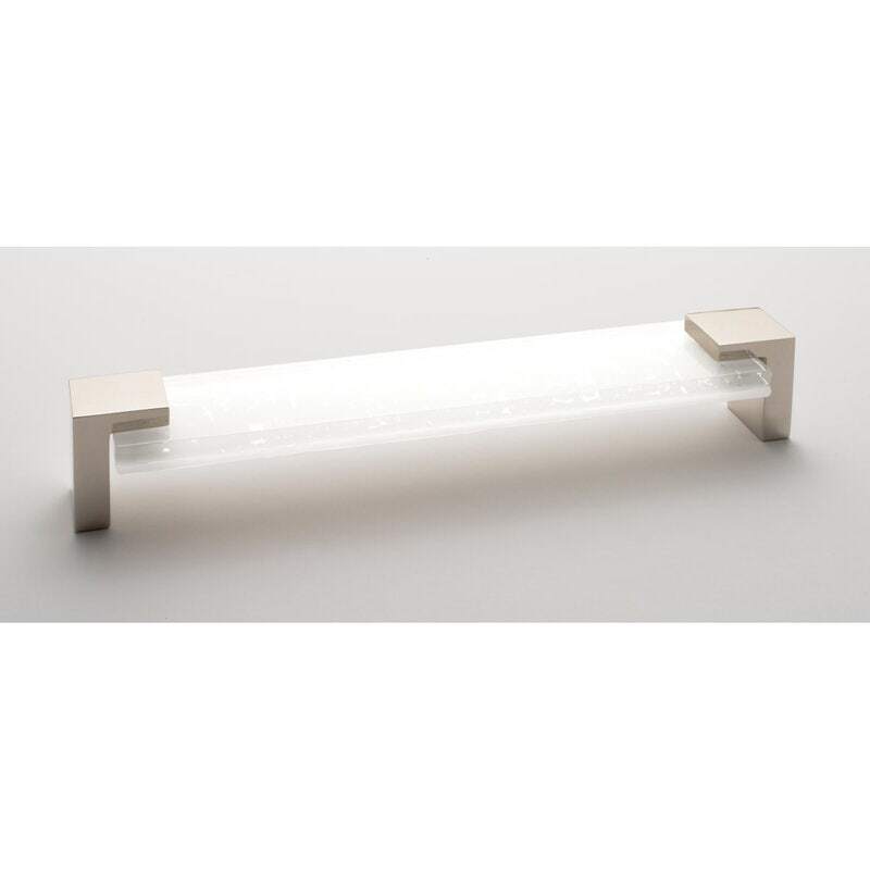 Sietto P-1201-8-PN polished nickel cabinet pull
