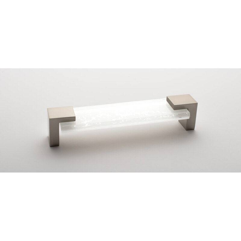 Sietto P-1201-SN satin nickel cabinet pull
