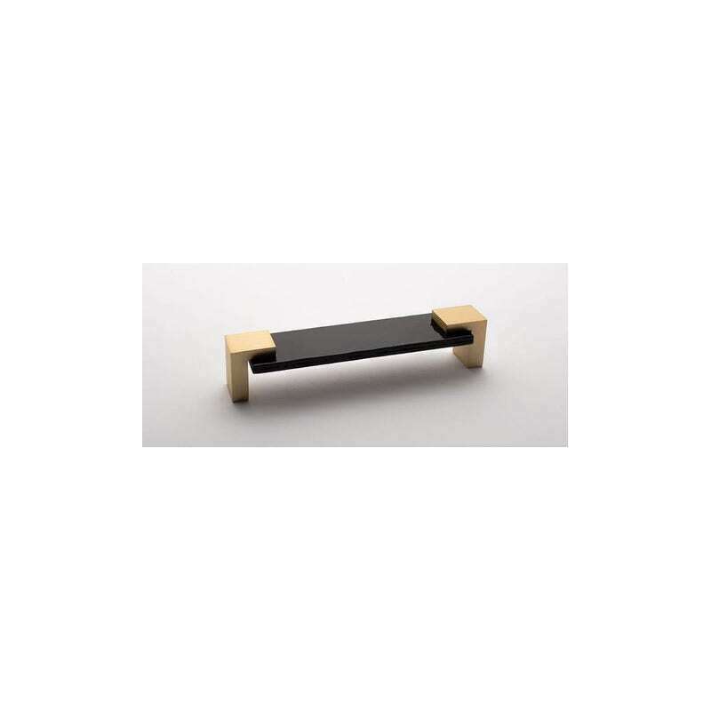 Sietto P-1203-SB satin brass cabinet pull