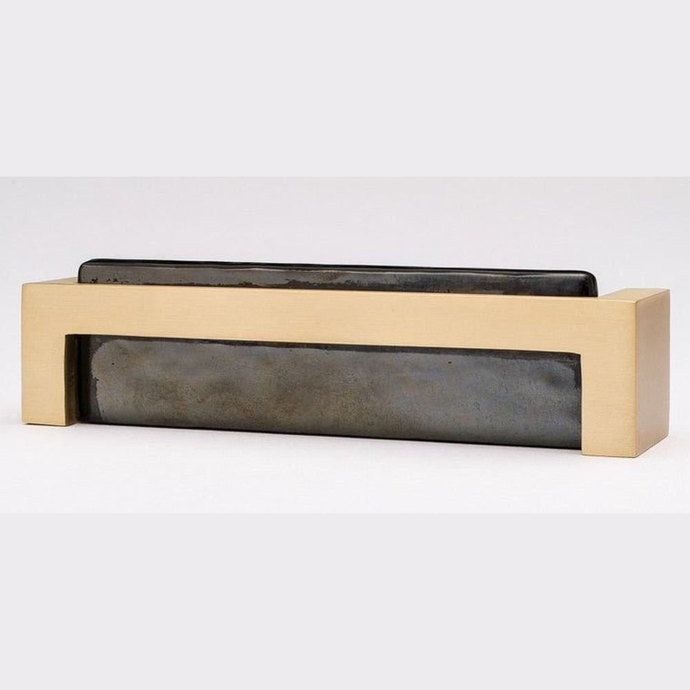 Sietto P-1802-SB satin brass cabinet pull