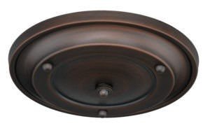 Vaxcel P0060 P0056 Canopy Accessory Steel Small Canopy Kit Multiple Pendant Holder Venetian Bronze