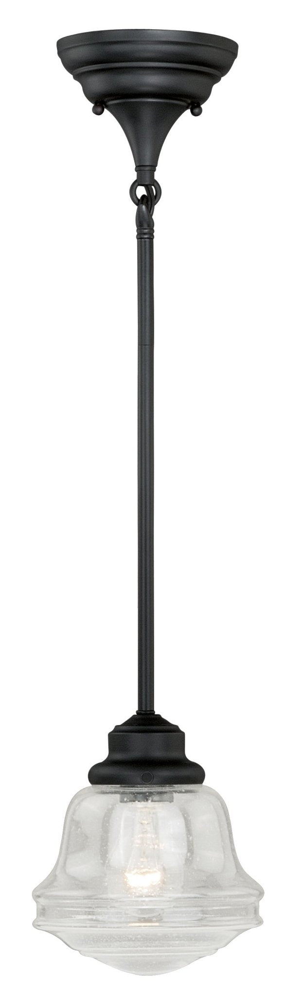 Vaxcel P0153 6" Huntley Steel Mini Pendant Oil Rubbed Bronze