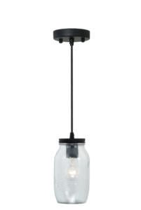 Vaxcel P0188 Jar Steel 1L Mini Pendant Oil Rubbed Bronze