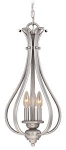Vaxcel PD35459BN PD35459 Monrovia Steel 3L Pendant Brushed Nickel