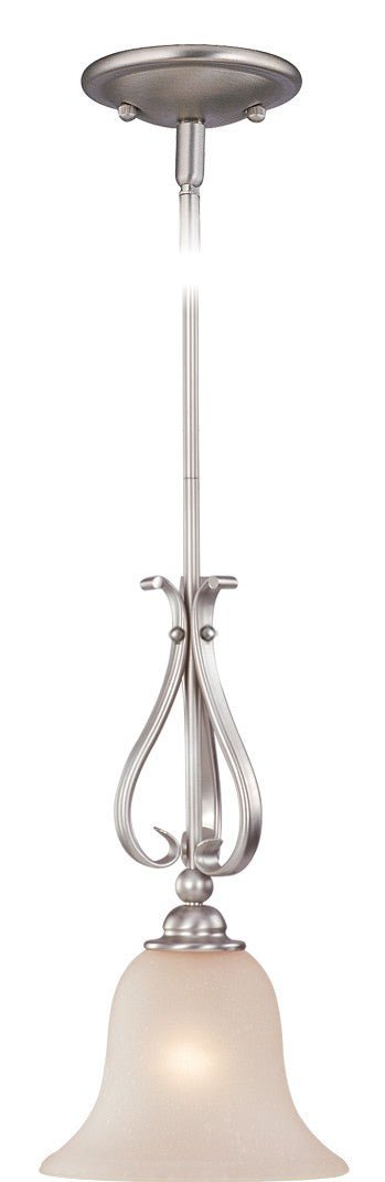 Vaxcel PD35491BN PD35491 9" Monrovia Steel Mini Pendant Brushed Nickel