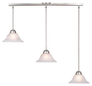Vaxcel PD5027BN PD5027 Da Vinci Steel 3L Mini Pendant Brushed Nickel