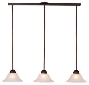 Vaxcel PD5027OBB PD5027 Da Vinci Steel 3L Mini Pendant Oil Burnished Bronze