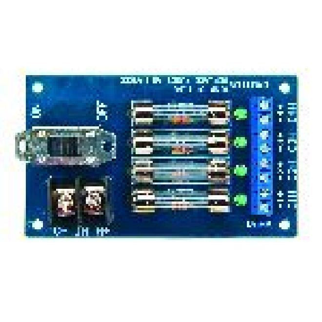 Securitron PDB4F2 power distribution board, front view