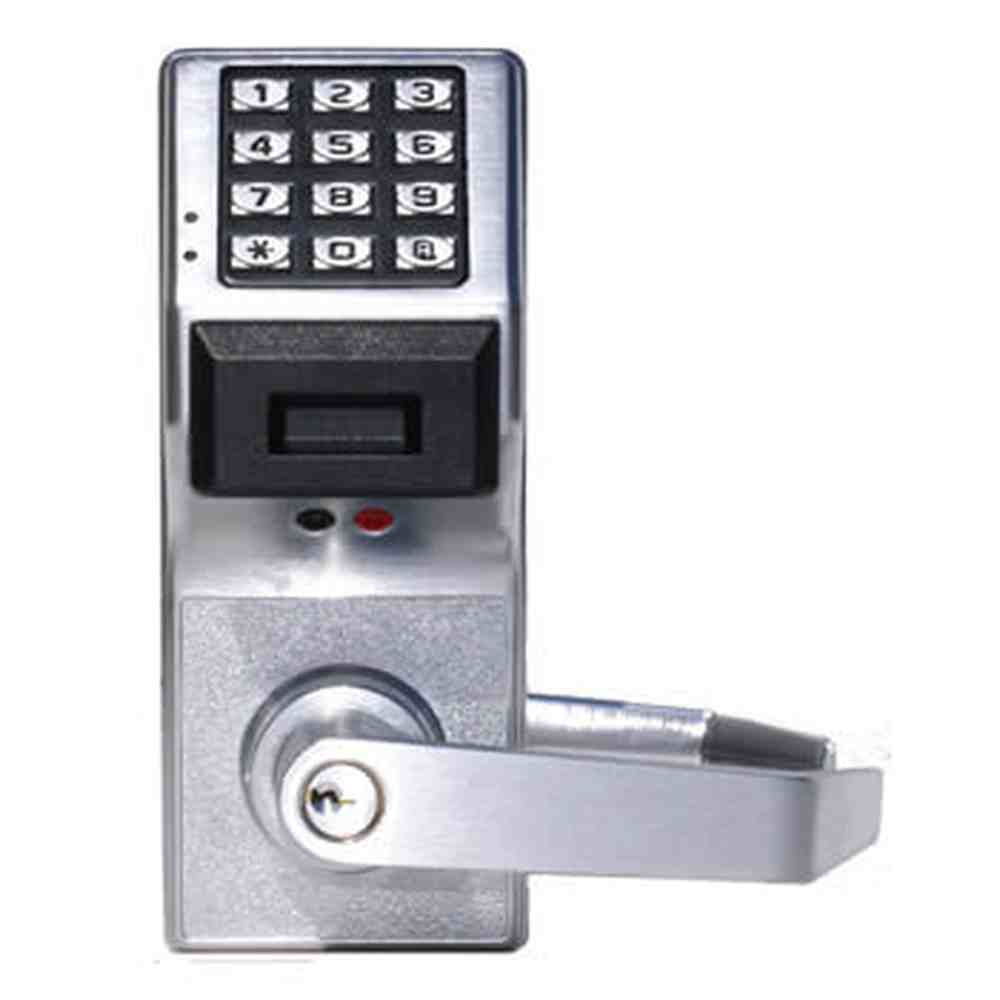 Alarm Lock PDL300026D satin chrome digital lock