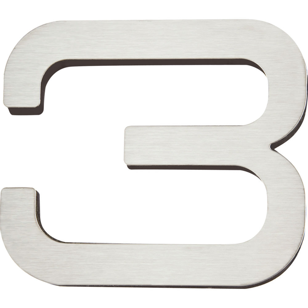 Atlas Homewares PGN3-SS stainless steel house number