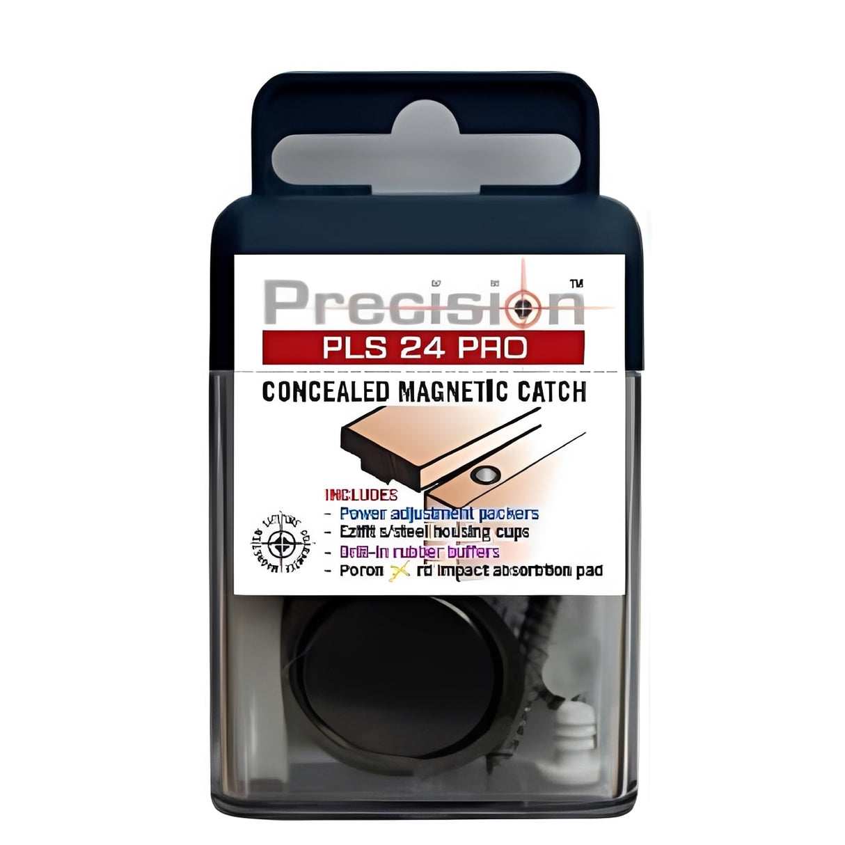 Precision Lock PLS24PRO-BLK black magnetic catch