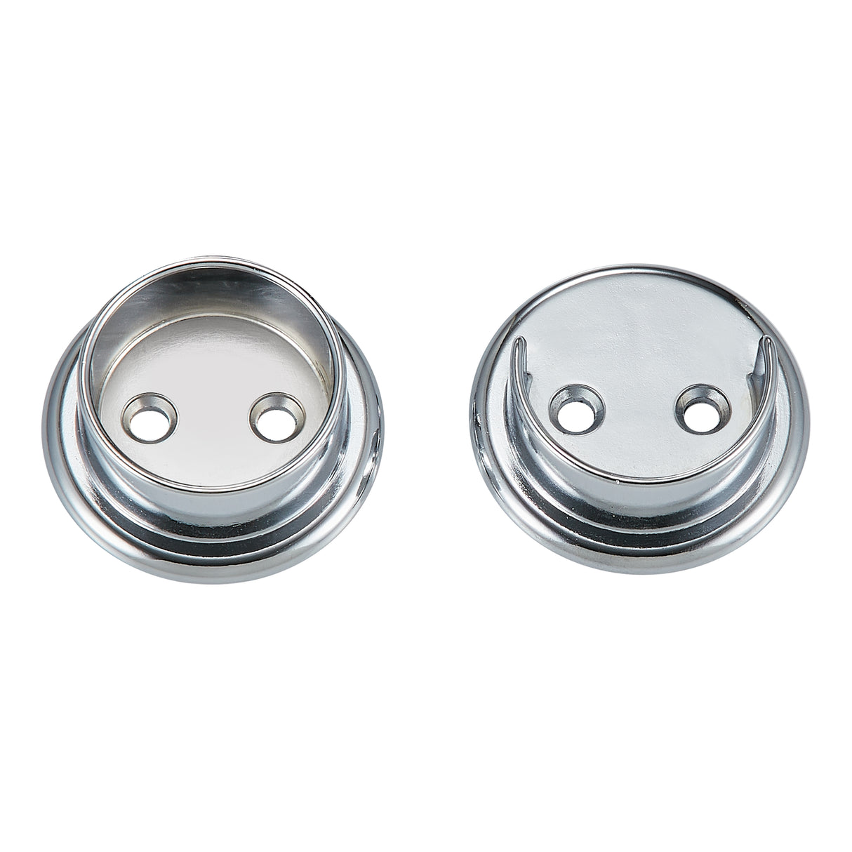 GEO GBH-PSM112 Metal Pole Socket Set 1-3/8" Diameter - Polished Chrome