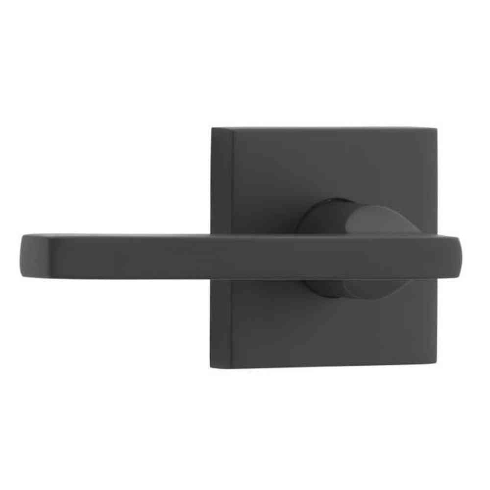 Baldwin PSSQUCSR190 satin black passage door lever
